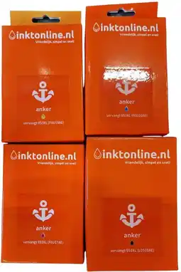Bol.com huismerk inktcartridge vervangt HP 953XL 4 kleuren hoge capaciteit aanbieding