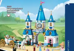 LEGO 43275 Assepoesters kasteel en paardenkoets aanbieding