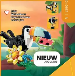 LEGO 31173 Wilde dieren: tropische toekan aanbieding