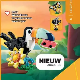 LEGO 31173 Wilde dieren: tropische toekan aanbieding