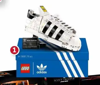 Intertoys Lego Adidas Originals Superstar sneaker 10282 18 jaar aanbieding