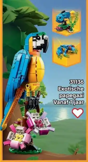 LEGO 31136 Exotische papegaai aanbieding