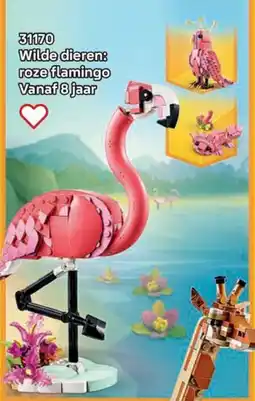 LEGO 31170 Wilde dieren: roze flamingo aanbieding