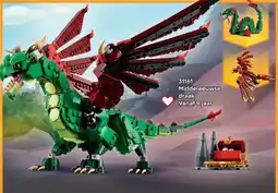 LEGO 31161 Middeleeuwse draak aanbieding