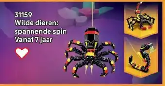 LEGO 31159 Wilde dieren: spannende spin aanbieding
