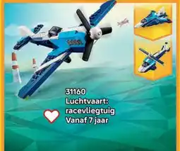 LEGO 31160 Luchtvaart: racevliegtuig aanbieding