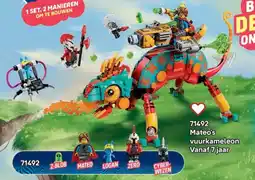 LEGO 71492 Mateo's vuurkameleon aanbieding