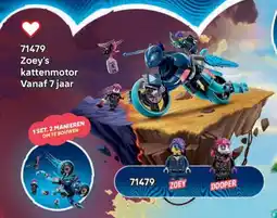 LEGO 71479 Zoey's kattenmotor aanbieding