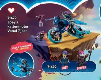 LEGO 71479 Zoey's kattenmotor aanbieding