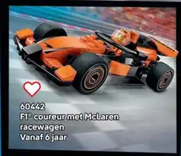LEGO 60442 F1° coureur met McLaren racewagen aanbieding