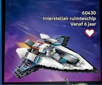 LEGO 60430 Interstellair ruimteschip aanbieding