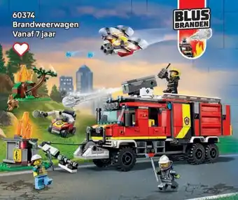 LEGO 60374 Brandweerwagen aanbieding