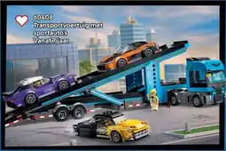 LEGO 60408 Transportvoertuig met sportauto's aanbieding