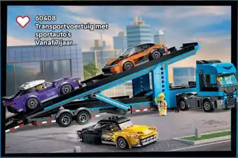 LEGO 60408 Transportvoertuig met sportauto's aanbieding