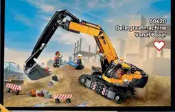 LEGO 60420 Gele graafmachine aanbieding
