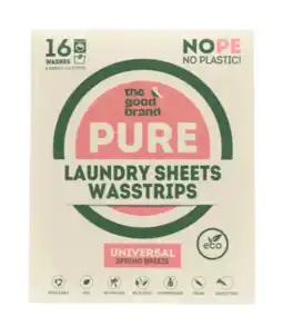De Online Drogist The Good Brand Pure Wasstrips Spring Breeze 16ST aanbieding