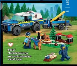 LEGO 60369 Mobiele training voor politiehonden aanbieding