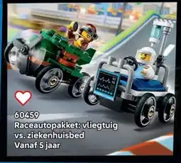 LEGO 60459 Raceautopakket: vliegtuig vs. ziekenhuisbed aanbieding