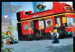 LEGO 60407 Toeristische rode dubbeldekker aanbieding