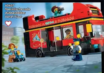 LEGO 60407 Toeristische rode dubbeldekker aanbieding