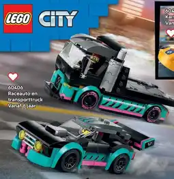 LEGO 60406 Raceauto en transporttruck aanbieding