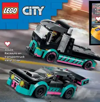 LEGO 60406 Raceauto en transporttruck aanbieding