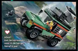 LEGO 60447 4x4 terreinwagen voor in de bergen aanbieding