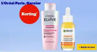 Bol.com L'Oréal Paris, Garnier aanbieding