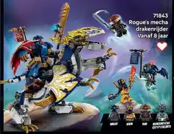 LEGO 71843 Rogue's mecha drakenrijder aanbieding