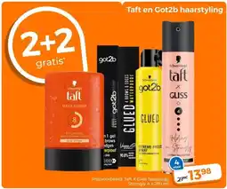 Trekpleister Taft en Got2b haarstyling aanbieding