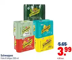 Makro Schweppes aanbieding