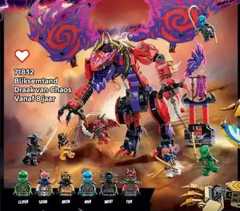 LEGO 71832 Bliksemtand Draak van Chaos aanbieding