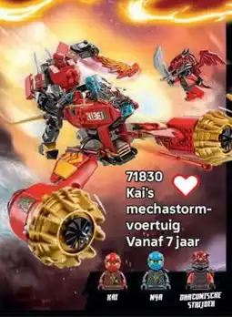 LEGO 71830 Kai's mechastorm voertuig aanbieding