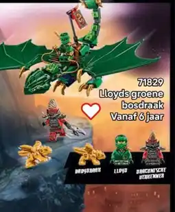 LEGO 71829 Lloyds groene bosdraak aanbieding