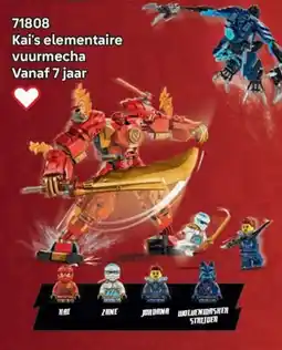 LEGO 71808 Kai's elementaire vuurmecha aanbieding