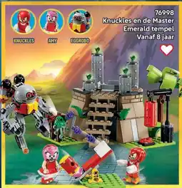 LEGO 76998 Knuckles en de Master Emerald tempel aanbieding