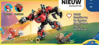 LEGO 77005 Knuckles vs. Dr. Eggman Egg Crusher mecha aanbieding
