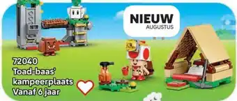 LEGO 72040 Toad baas' kampeerplaats aanbieding