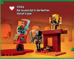 LEGO 21266 De lavastrijd in de Nether aanbieding
