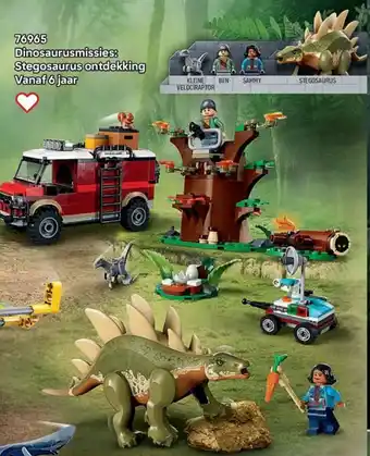 LEGO 76965 Dinosaurusmissies: Stegosaurus ontdekking aanbieding