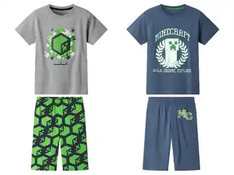 Lidl Minecraft Korte kinder pyjama aanbieding