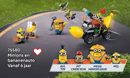LEGO 75580 Minions en bananenauto aanbieding