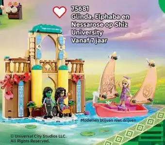 LEGO 75681 Glinda, Elphaba en Nessarose op Shiz University aanbieding