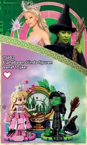LEGO 75682 Elphaba en Glinda figuren aanbieding