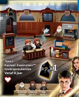 LEGO 76442 Kasteel Zweinstein: toverspreukenles aanbieding