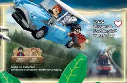 LEGO 76424 Vliegende Ford Anglia aanbieding