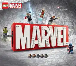 LEGO 76313 MARVEL logo en minifiguren aanbieding