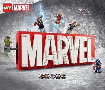 LEGO 76313 MARVEL logo en minifiguren aanbieding