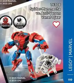 LEGO 76308 Spider Man mecha vs. Anti Venom aanbieding