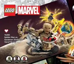 LEGO 76280 Spider Man vs. Sandman: Eindstrijd aanbieding